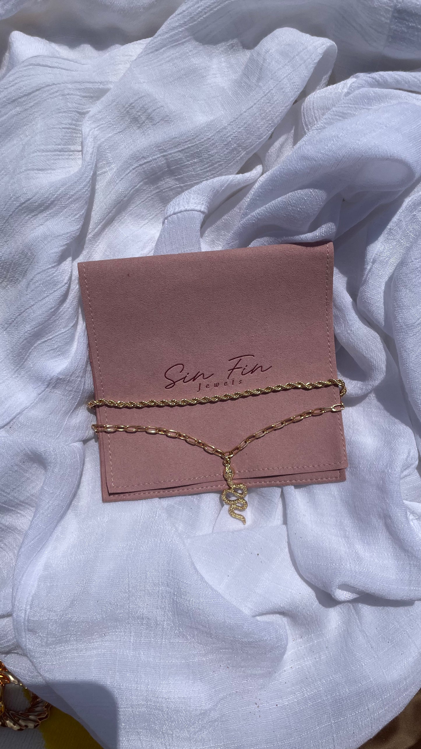 Double layered Snake Anklet