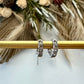 Cuban link Upper lobe hoop