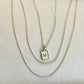 Marble Initial Necklace