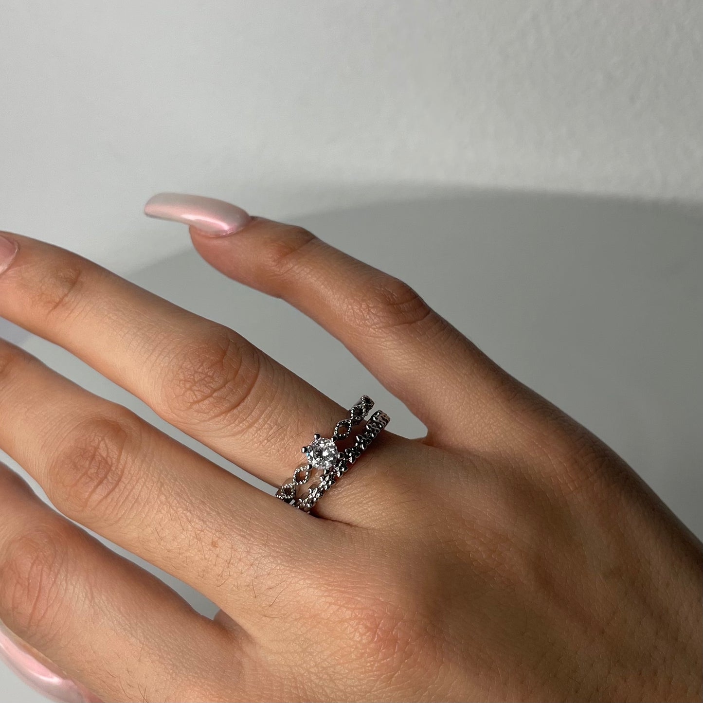 Princess Double band ring